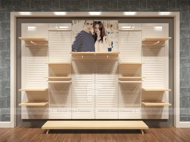 Black Metal Wardrobe Wall Display System