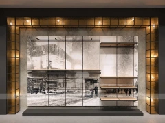 Black Metal Wardrobe Wall Display System