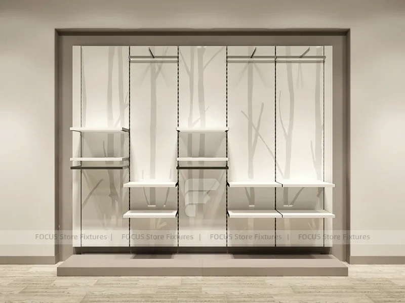 Black Metal Wardrobe Wall Display System