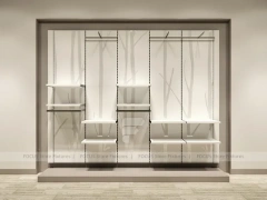 Black Metal Wardrobe Wall Display System