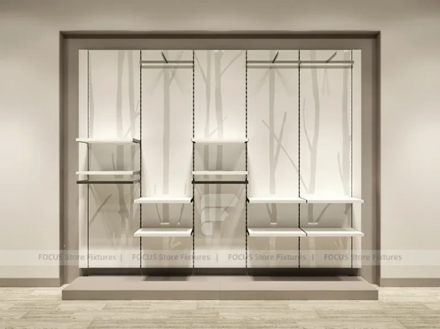 Black Metal Wardrobe Wall Display System