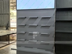 Black Yellow Modular Apparel Store Fixture Set
