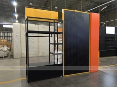 Black Yellow Modular Apparel Store Fixture Set