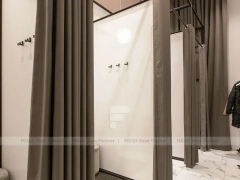 Boutique Apparel Wall Rack and Table Display
