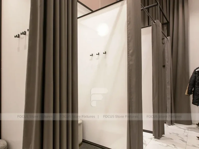 Boutique Apparel Wall Rack and Table Display