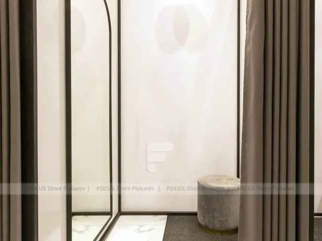 Boutique Apparel Wall Rack and Table Display