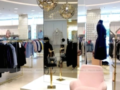 Bright White Department Store Mannequin Platform Display