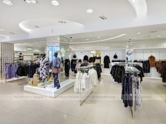 Bright White Department Store Mannequin Platform Display