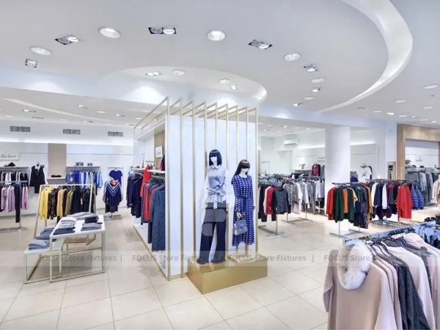 Bright White Department Store Mannequin Platform Display