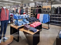 British Heritage Apparel Wall and Round Island Display