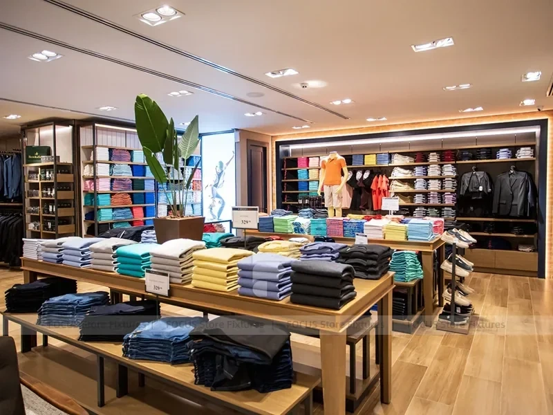Brooksfield Folded Apparel Table and Wall Display