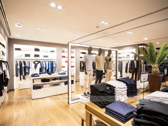 Brooksfield Folded Apparel Table and Wall Display