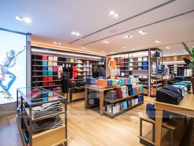 Brooksfield Folded Apparel Table and Wall Display