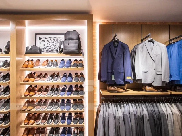 Brooksfield Folded Apparel Table and Wall Display