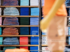Brooksfield Folded Apparel Table and Wall Display
