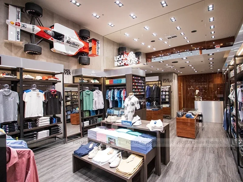 Caesar Inspira Menswear Wall and Table Display