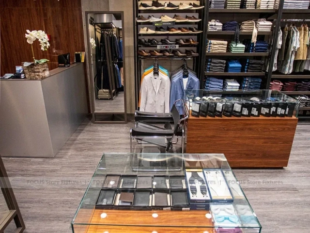 Caesar Inspira Menswear Wall and Table Display