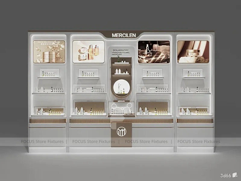 Chejuan Black Lip Cosmetics Display Wall