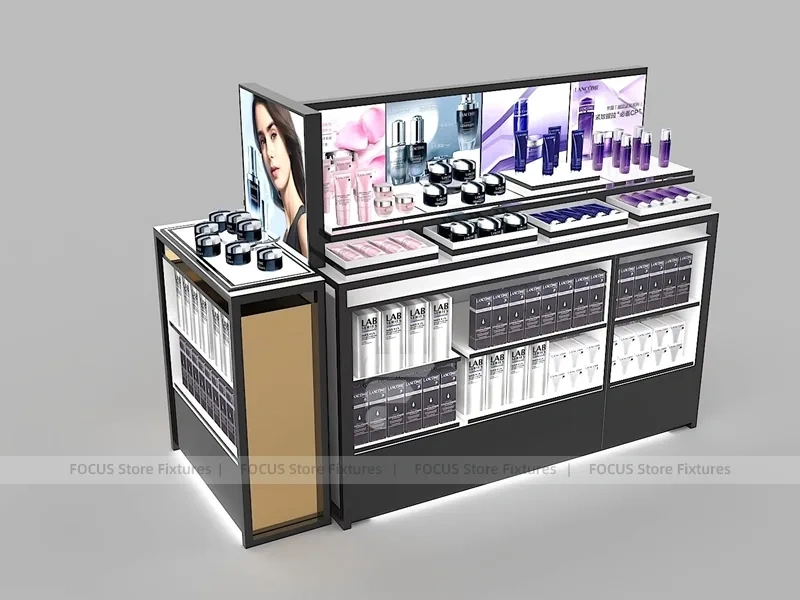 Chejuan Black Lip Cosmetics Display Wall