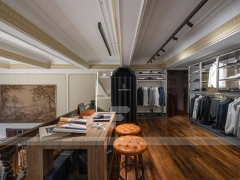 Classic Menswear Staircase Store Display