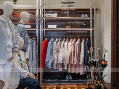 Classic Menswear Staircase Store Display