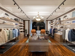 Classic Menswear Staircase Store Display