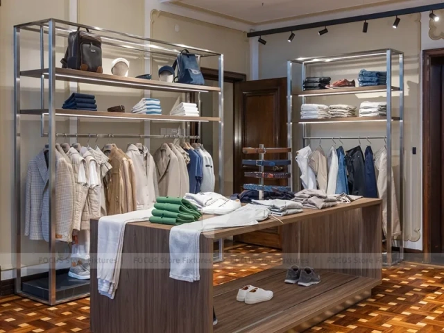 Classic Menswear Staircase Store Display