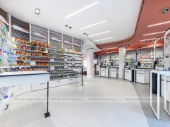 Coral Ceiling Pharmacy Checkout Counter Layout