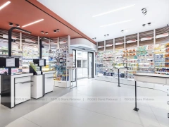 Coral Ceiling Pharmacy Checkout Counter Layout