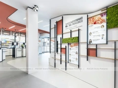 Coral Ceiling Pharmacy Checkout Counter Layout