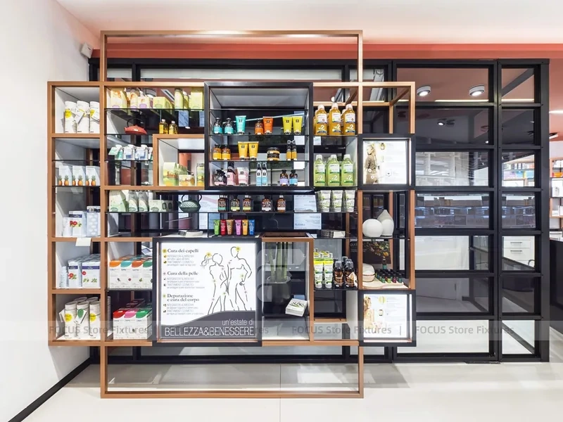 Coral Ceiling Pharmacy Checkout Counter Layout