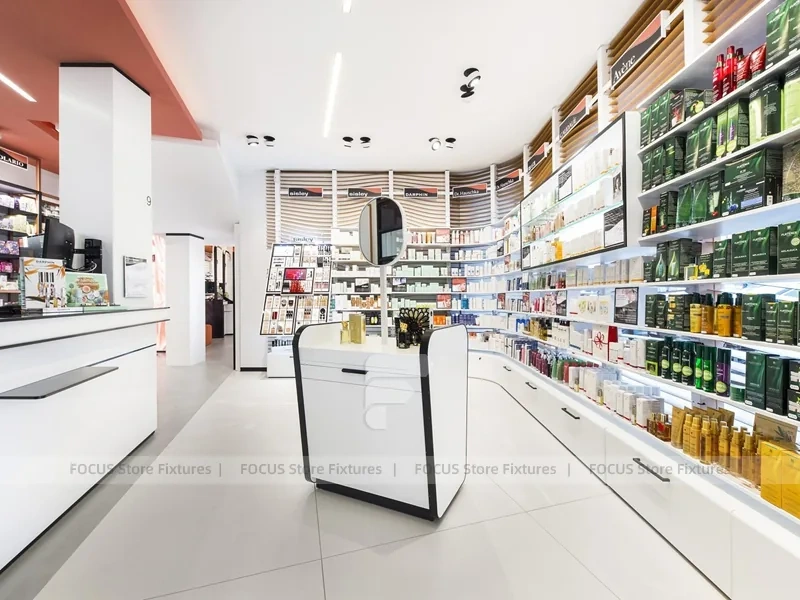 Coral Ceiling Pharmacy Checkout Counter Layout