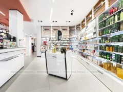 Coral Ceiling Pharmacy Checkout Counter Layout