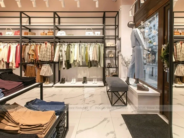 Cream Fashion Boutique Marble Table Display