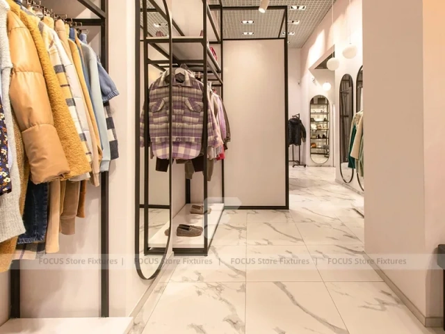 Cream Fashion Boutique Marble Table Display