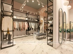 Cream Fashion Boutique Marble Table Display