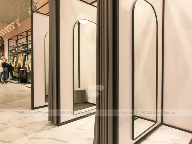 Cream Fashion Boutique Marble Table Display