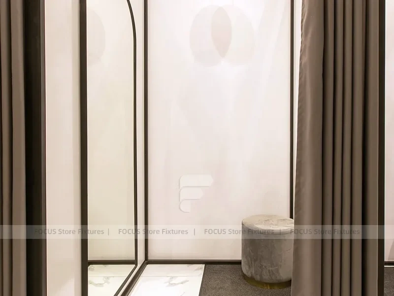 Cream Fashion Boutique Marble Table Display