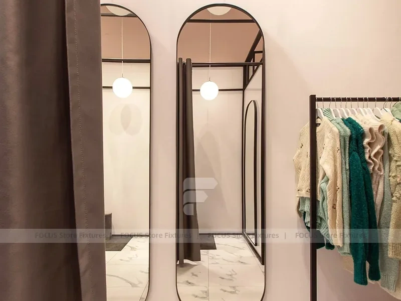 Cream Fashion Boutique Marble Table Display