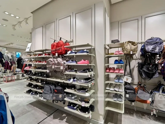Dark Boutique Apparel Wall and Rack Display