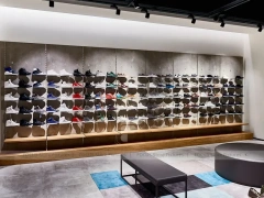 Dark Boutique Apparel Wall and Rack Display