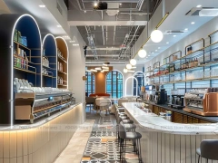 Dark Wave Ceiling Beverage Island Bar