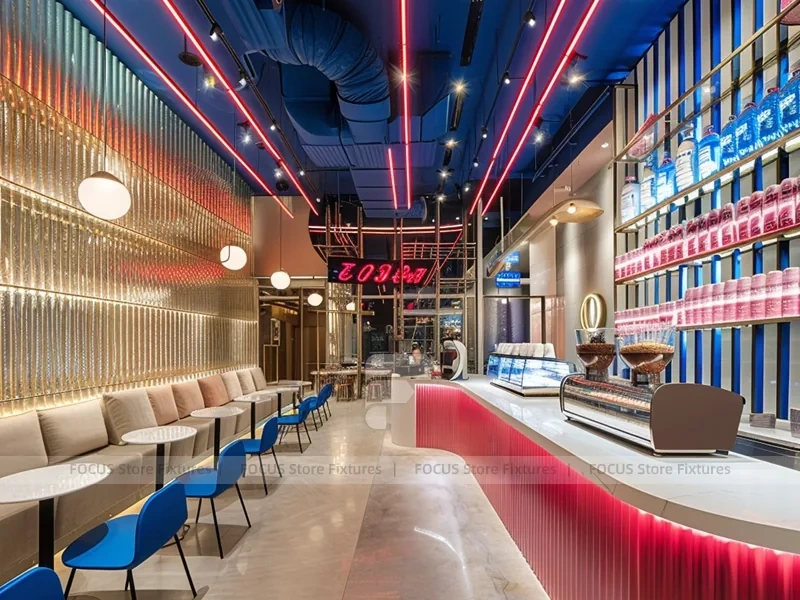 Dark Wave Ceiling Beverage Island Bar