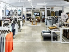 Dark Wood Premium Menswear Counter Display
