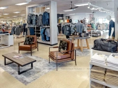 Dark Wood Premium Menswear Counter Display