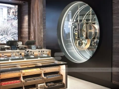 Dark Wood Premium Menswear Counter Display