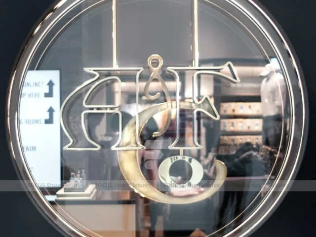 Dark Wood Premium Menswear Counter Display