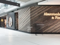Dark Wood Premium Menswear Counter Display