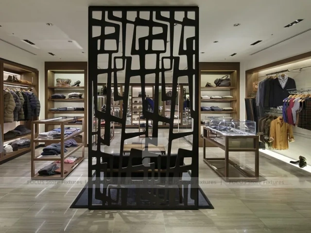 Decorative Screen Menswear Store Display