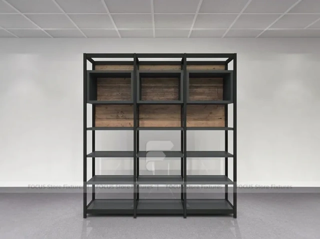 Gaiser Bike Shop Metal Wall Shelving Display